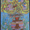Folk Art Madhubani Painting Mithila Nature 1004